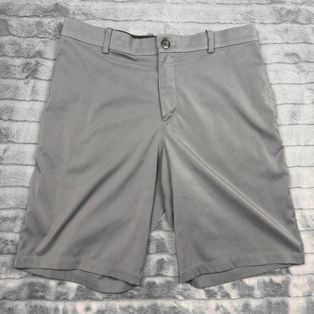 Nike Dri-FIT Golf Shorts Mens 34 Gray Flat Front AJ5493-021
